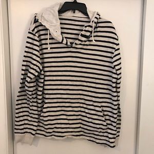 Striped J.Crew hoodie